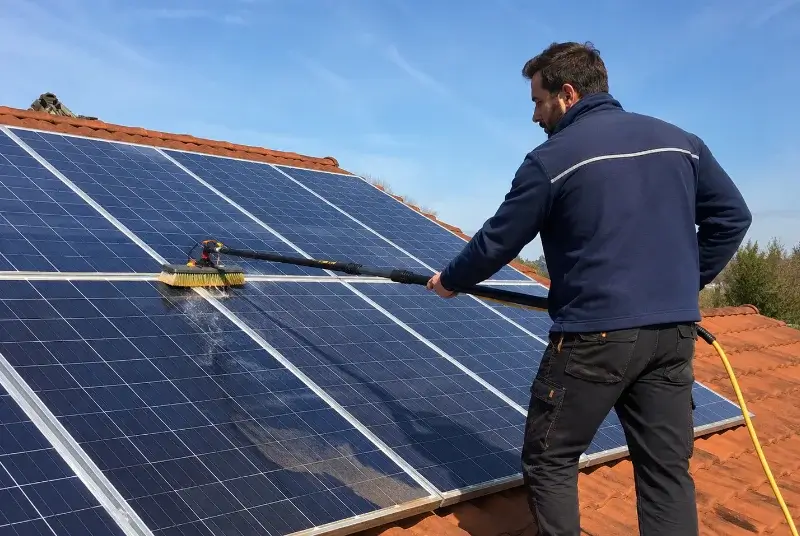 Nettoyage et entretien de panneaux solaires à Labrit